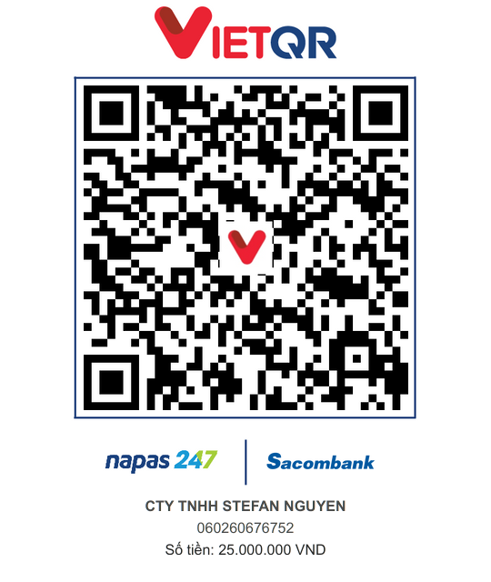 VietQR — Sacombank 25,000,000 VND Singapore