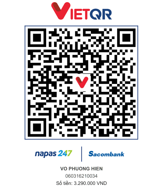 QR thanh toán có mã BK