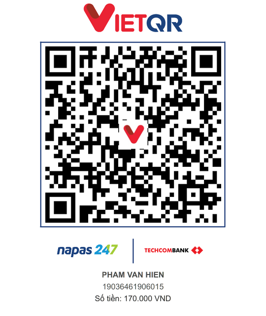 QR VietQR Techcombank Phạm Văn Hiển