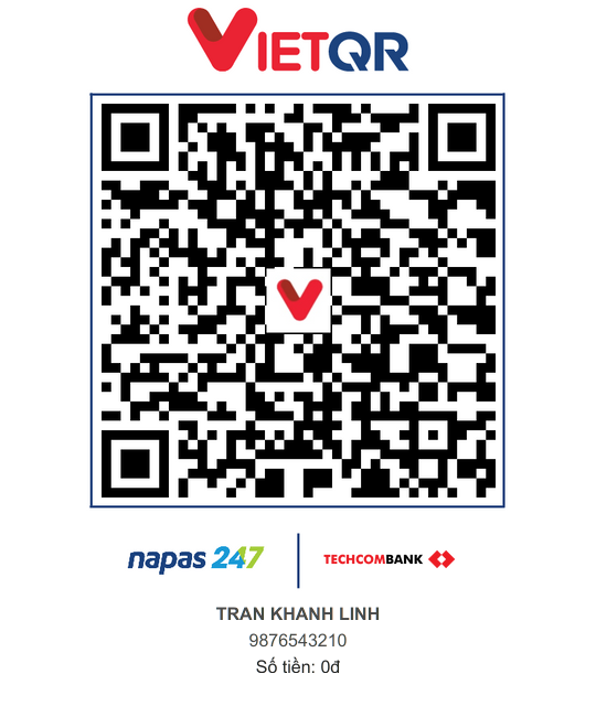 Mã QR mừng cưới Cô dâu