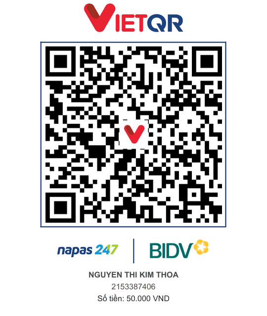 QR chuyển khoản BIDV Jubilé