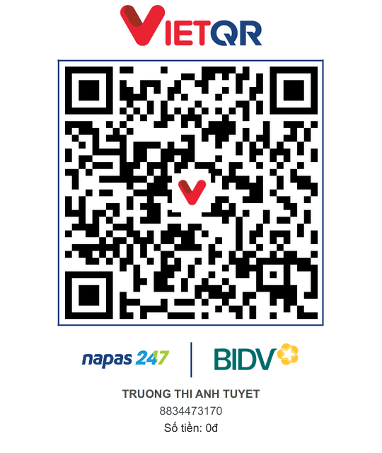 Mã QR dâng hiến Hội Thánh Daniel — BIDV 8834473170