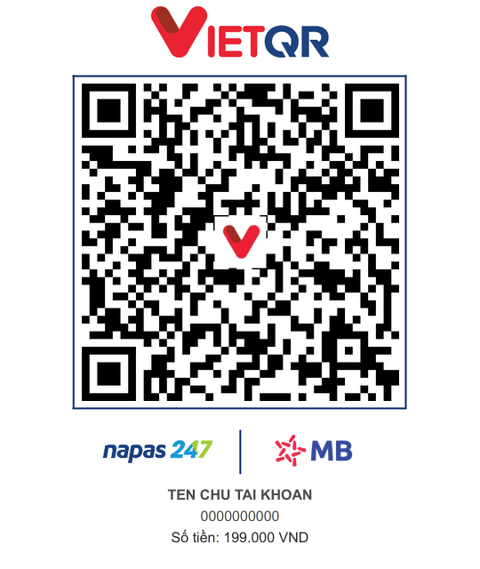 Mã QR chuyển khoản