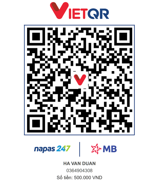 Mã QR chuyển khoản 500.000đ
