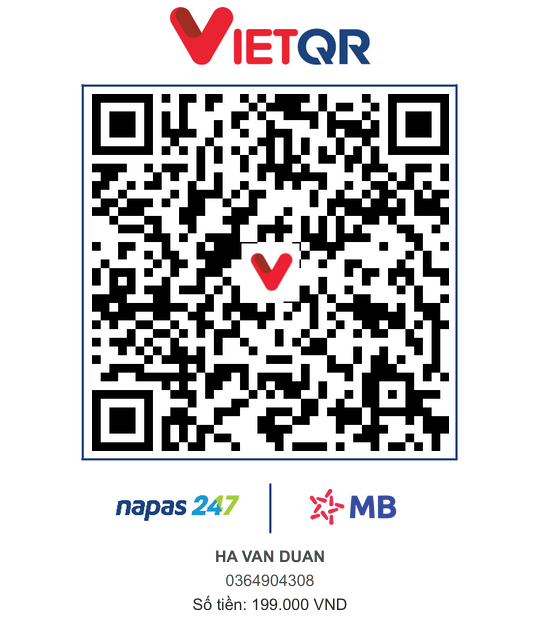 Mã QR chuyển khoản MB Bank