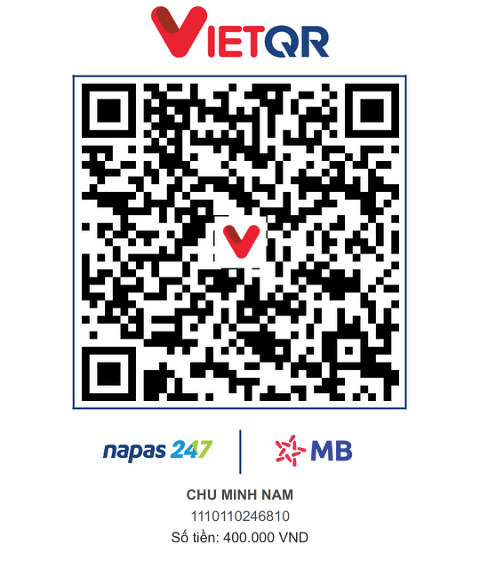QR chuyển khoản Source Code Quản Lý Phòng Học Full PHP MVC & MySQL