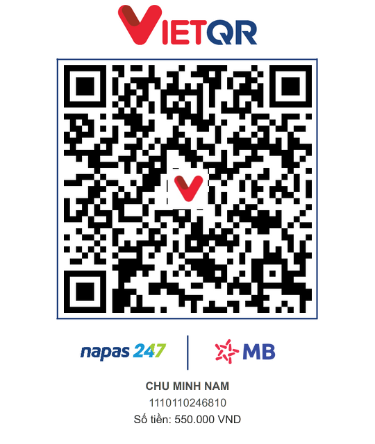 QR chuyển khoản Source Code Quản Lý Thiết Bị Cho Trường Học THPT & THCS Full Chức Năng