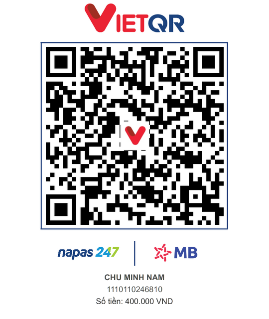 QR chuyển khoản Source Code Quản Lý Ký Túc Xá PHP & MySQL – Có Báo Cáo