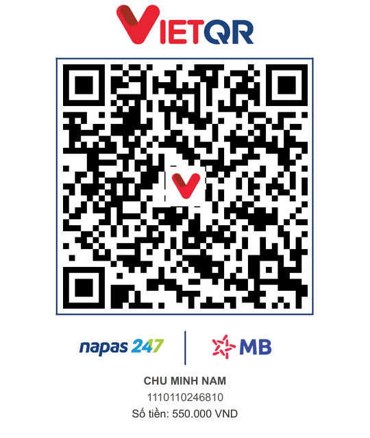 QR chuyển khoản Source Code Hệ Thống Quản Lý Nhân Sự HRM Full Chức Năng & Báo Cáo