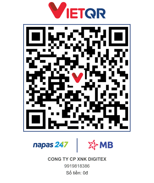 QR chuyển khoản MB Bank · Digitex