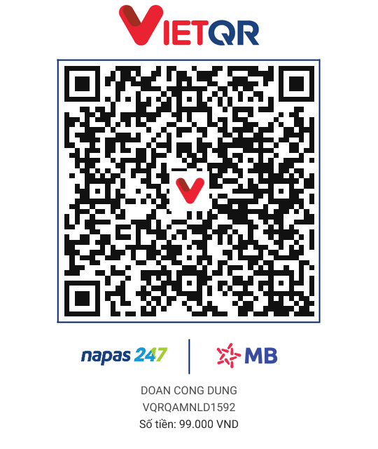 Mã QR Thanh Toán 99.000đ