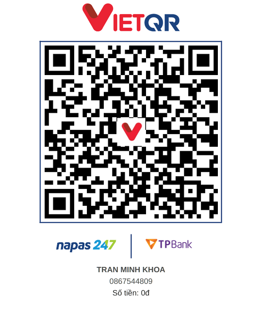 QR chuyển khoản TPBank 0867544809