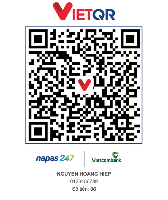 Mã QR chuyển khoản Vietcombank