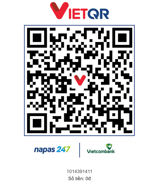 QR thanh toán Vietcombank 1014391411