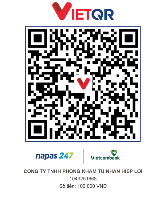 VietQR Vietcombank — Công ty TNHH Phòng khám Tư nhân Hiệp Lợi