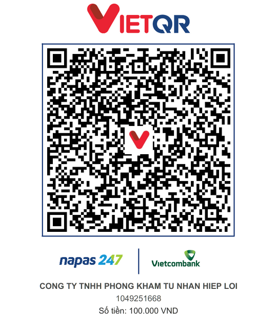 VietQR Vietcombank — Công ty TNHH Phòng khám Tư nhân Hiệp Lợi