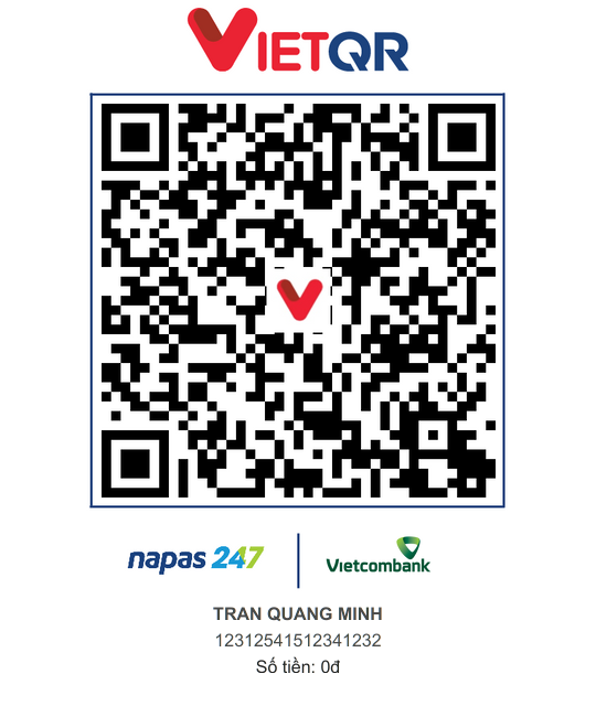 QR chuyển khoản Chú Rể