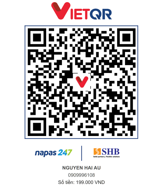 Mã QR chuyển khoản SHB - Nguyễn Hải Âu