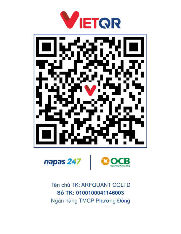 QR chuyển khoản ARFQUANT - OCB
