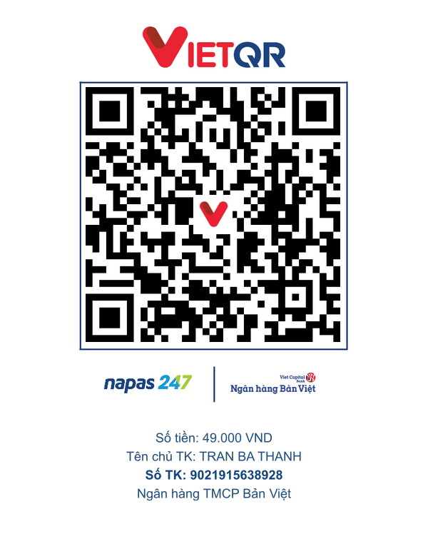 QR Code chuyển khoản