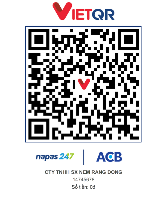 QR chuyển khoản
