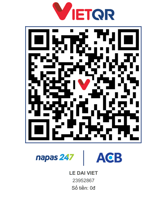 QR thanh toán OuiOui — ACB LE DAI VIET