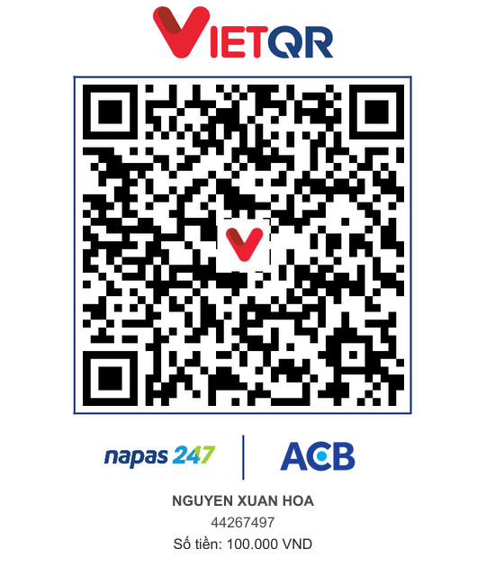Mã QR ủng hộ server