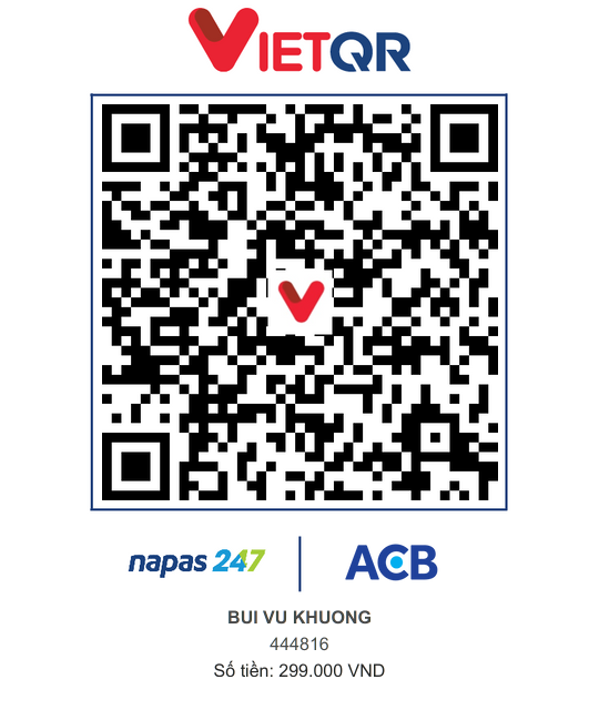 VietQR ACB 444816 BUI VU KHUONG