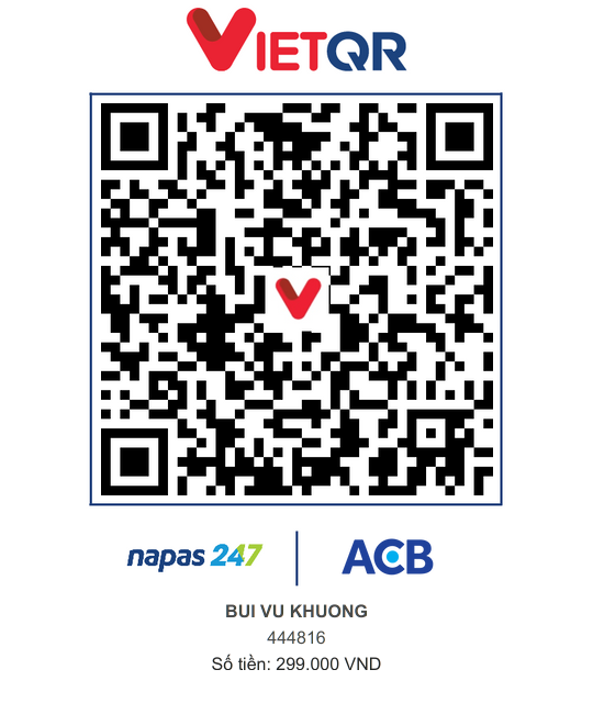 VietQR ACB 444816 BUI VU KHUONG