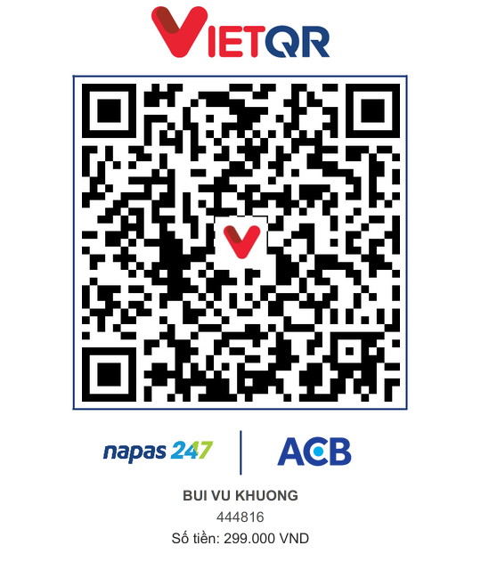 VietQR ACB 444816 BUI VU KHUONG