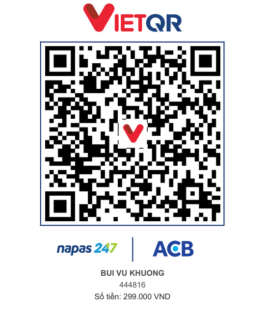 VietQR ACB 444816 BUI VU KHUONG
