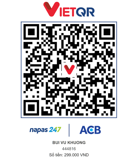 VietQR ACB 444816 BUI VU KHUONG
