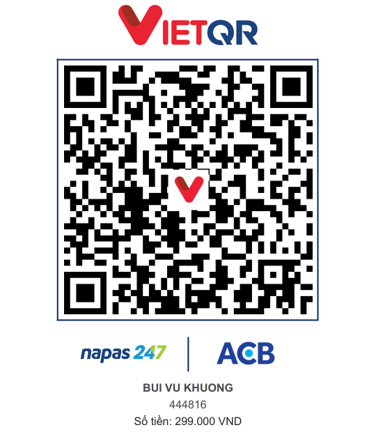 VietQR ACB 444816 BUI VU KHUONG