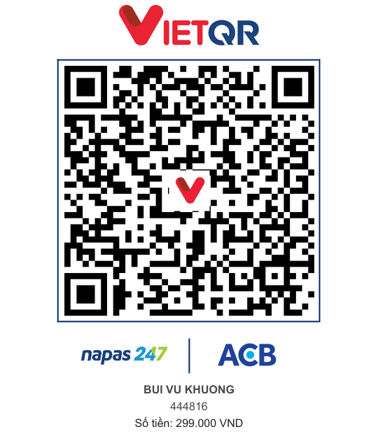 VietQR ACB 444816 BUI VU KHUONG