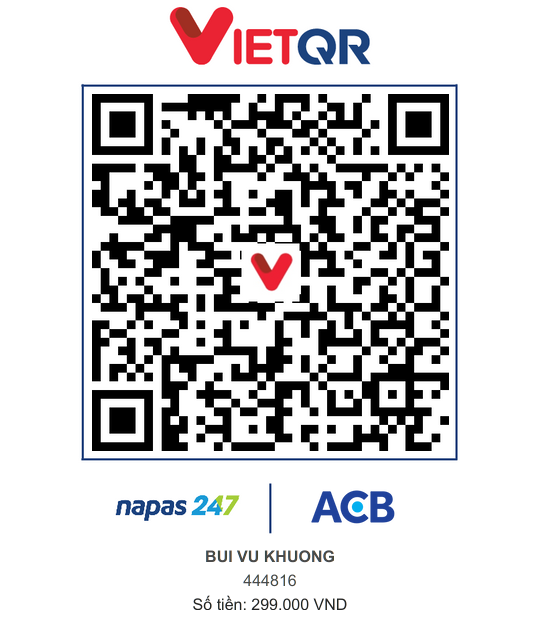 VietQR ACB 444816 BUI VU KHUONG
