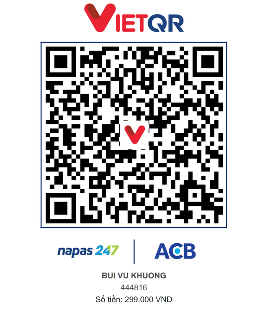 VietQR ACB 444816 BUI VU KHUONG