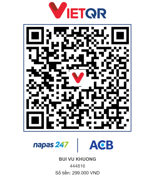 VietQR ACB 444816 BUI VU KHUONG