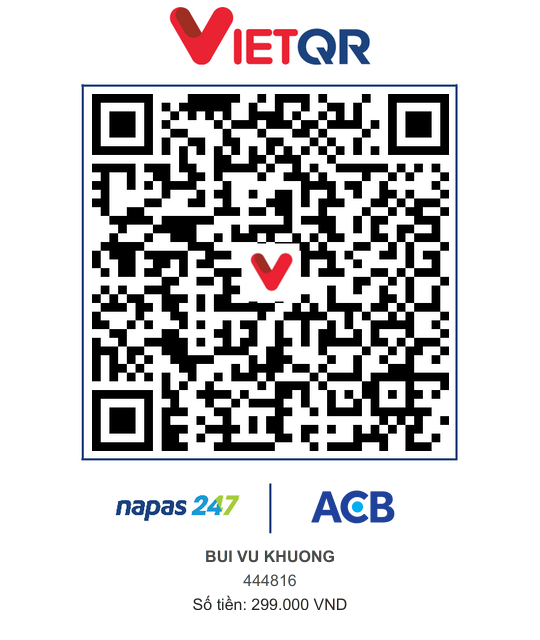 VietQR ACB 444816 BUI VU KHUONG