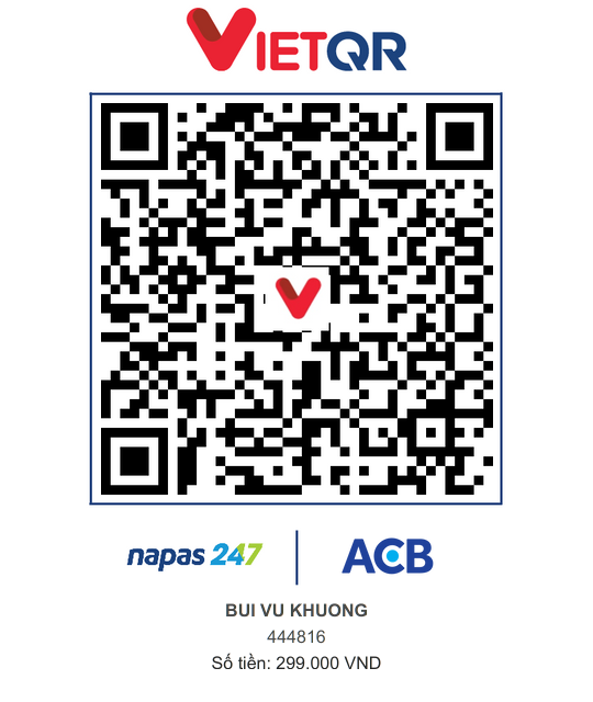 VietQR ACB 444816 BUI VU KHUONG