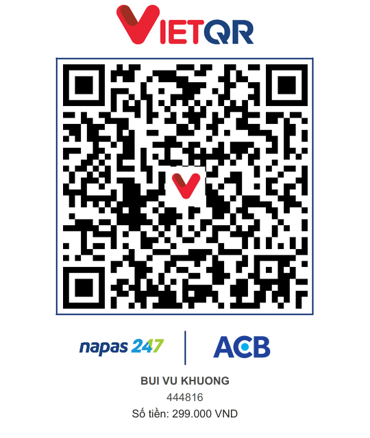 VietQR ACB 444816 BUI VU KHUONG