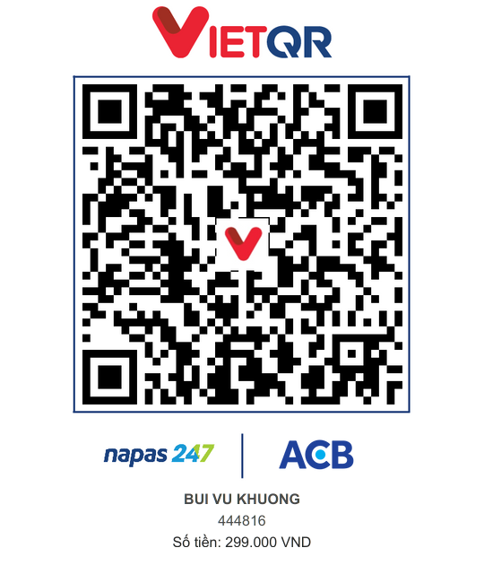 VietQR ACB 444816 BUI VU KHUONG 299000