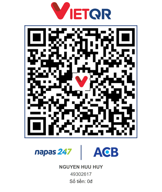 QR chuyển khoản