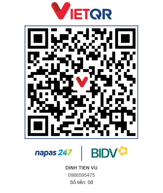 VietQR BIDV Đinh Tiến Vũ