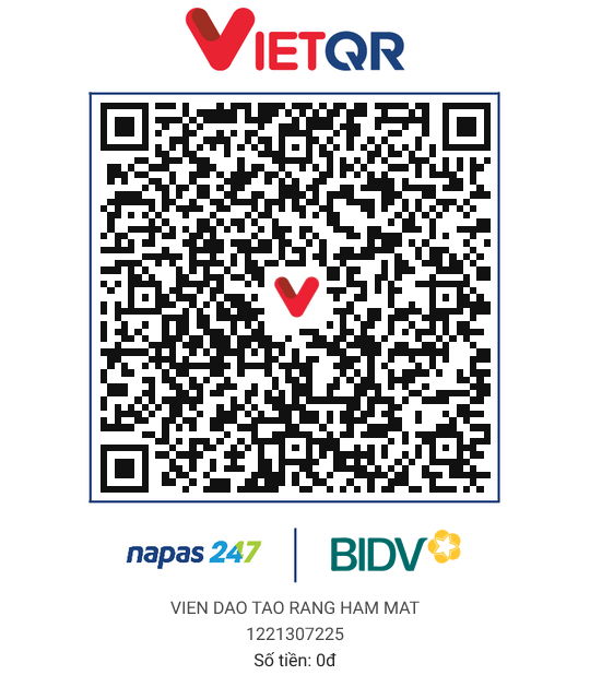 Mã QR Chuyển khoản BIDV