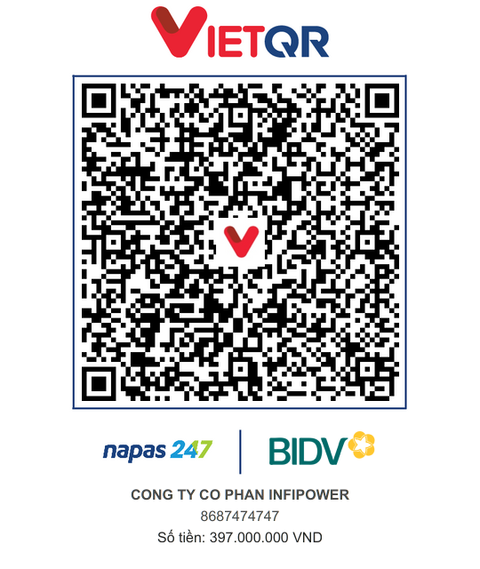 VietQR đặt cọc sản phẩm