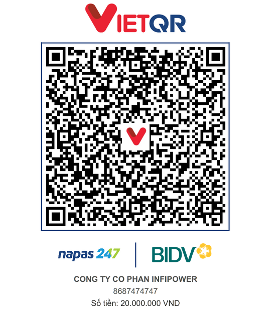 VietQR đặt cọc sản phẩm