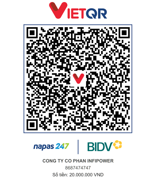 VietQR đặt cọc sản phẩm