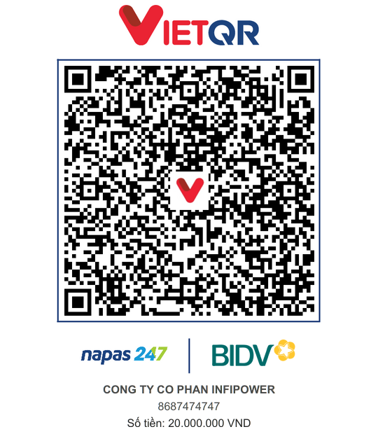 VietQR đặt cọc sản phẩm