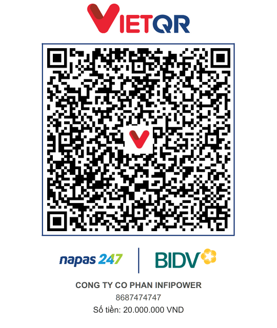 VietQR đặt cọc sản phẩm