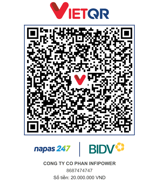 VietQR đặt cọc sản phẩm
